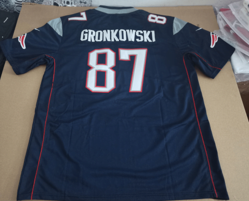 Patriots blue back Gronkowski 87