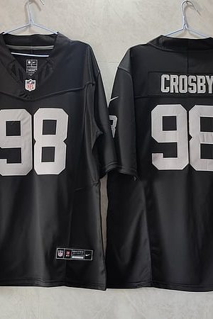 Las Vegas Raiders Black Jersey Crosby #98