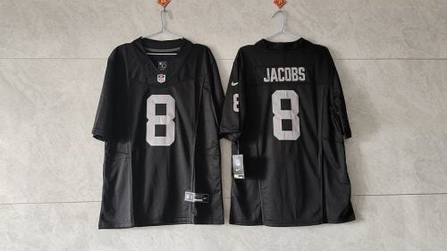 Las Vegas Raiders Black Jersey Jacobs #8