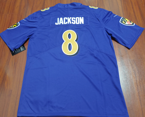 Ravens Blue back Jackson 8
