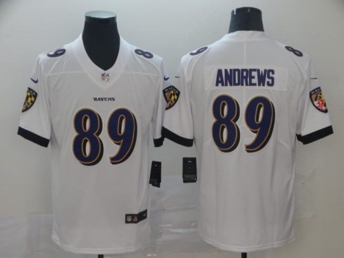 Baltimore Ravens White Jersey Andrews #89
