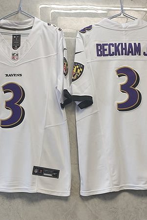 Baltimore Ravens White Jersey Beckham Jr. #3