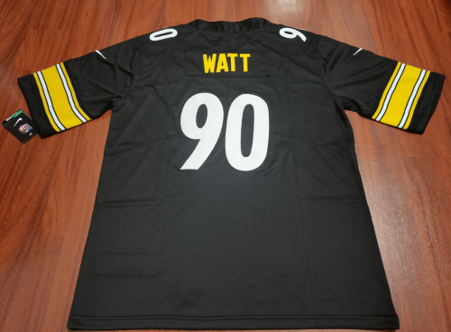 Pittsburgh Steelers Black Jersey Watt #90