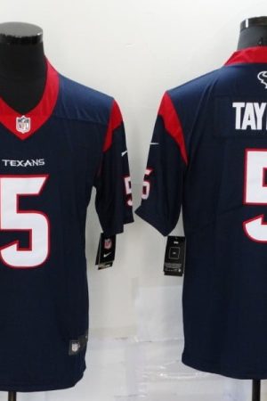 Houston Texans Blue Jersey Taylor #5