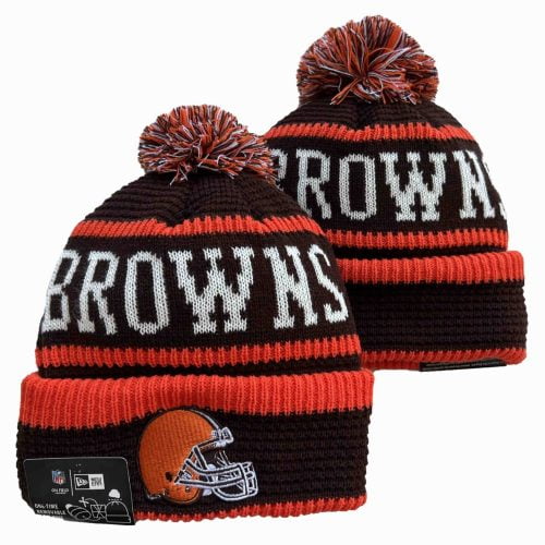 Cleveland Browns Beanie brown red