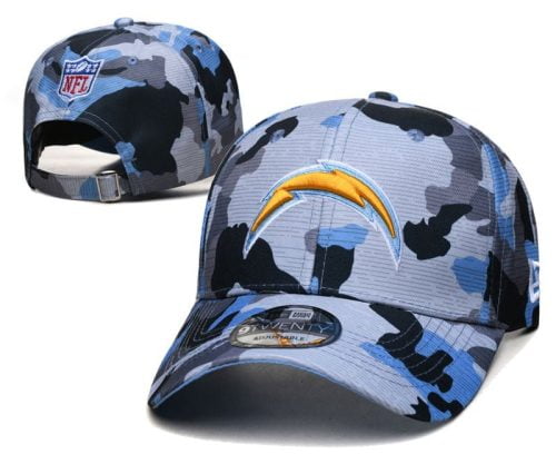 Los Angeles Chargers Cap Army Gray