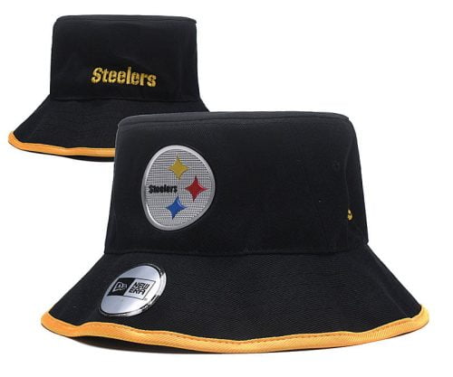 Pittsburgh Steelers Bucket Hat Black Yellow