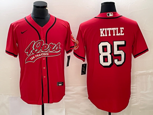 San Francisco 49ers Home x MLB Jersey Kittle #85