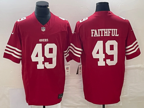 San Francisco 49ers Home Jersey Faithful #49